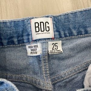 Urban Outfitters High rise baggy petite jeans